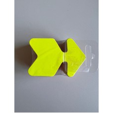 Pijl fluor geel 6x9cm 50st